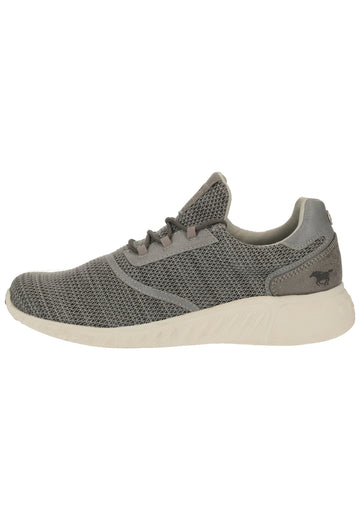 Mustang Sneaker Lederimitat/Textil Grau - surf4shoes