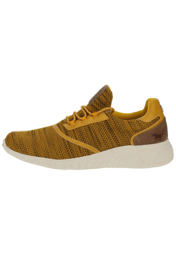 Mustang Sneaker Lederimitat/Textil Gelb - surf4shoes
