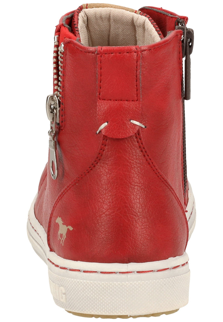 Mustang Sneaker Lederimitat/Textil Rot - surf4shoes