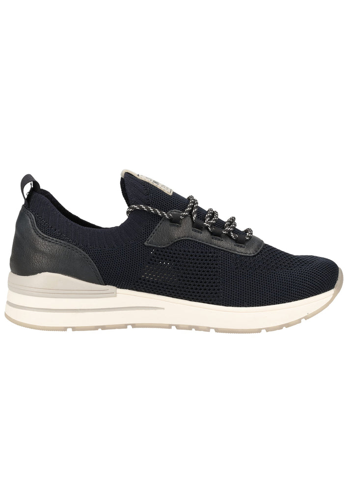 Mustang Halbschuhe Lederimitat/Textil Navy - surf4shoes