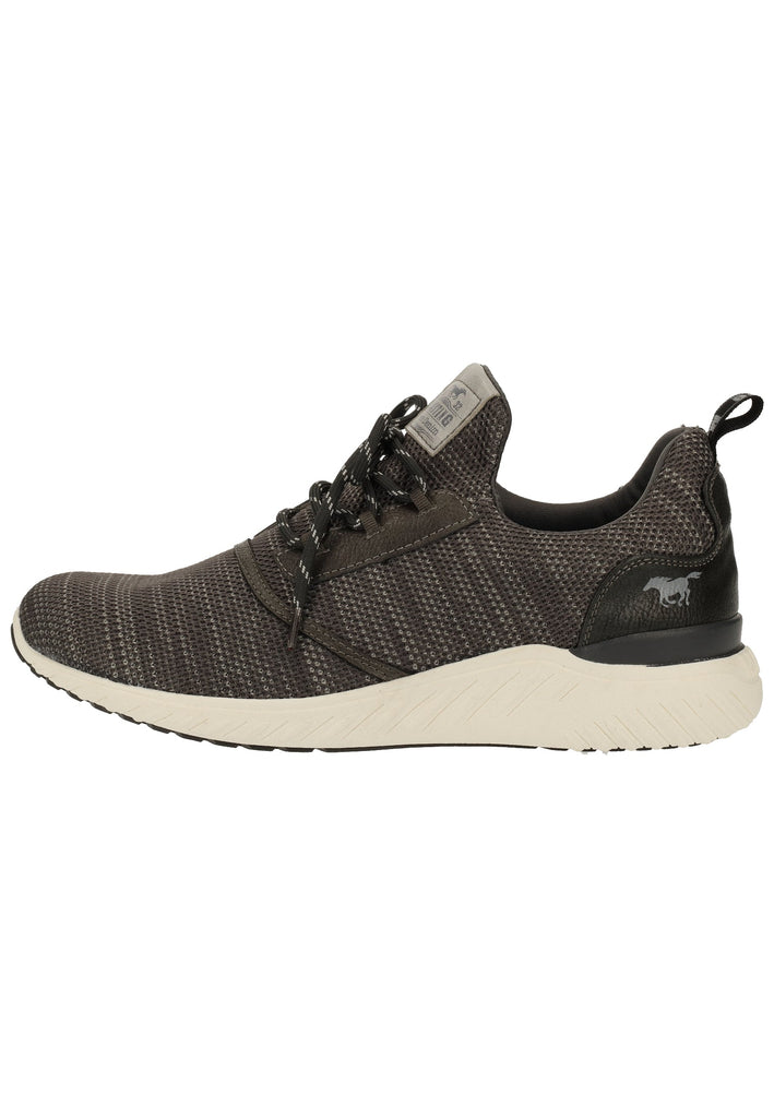 Mustang Sneaker Lederimitat/Textil Dunkelgrau - surf4shoes