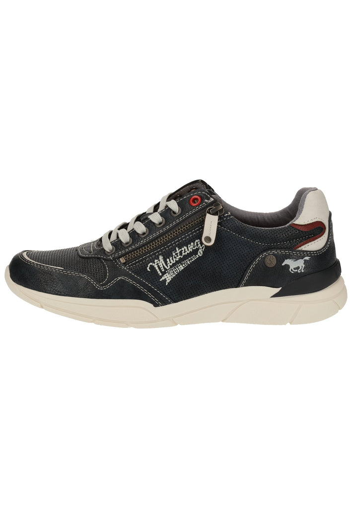 Mustang Sneaker Lederimitat Navy - surf4shoes