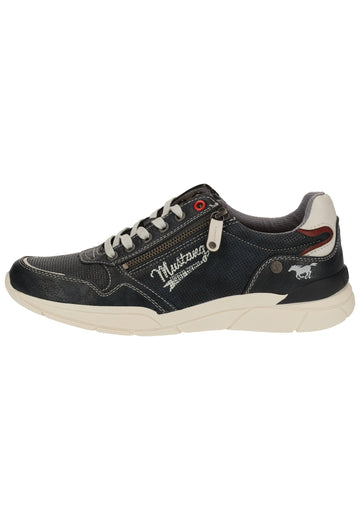 Mustang Sneaker Lederimitat Navy - surf4shoes