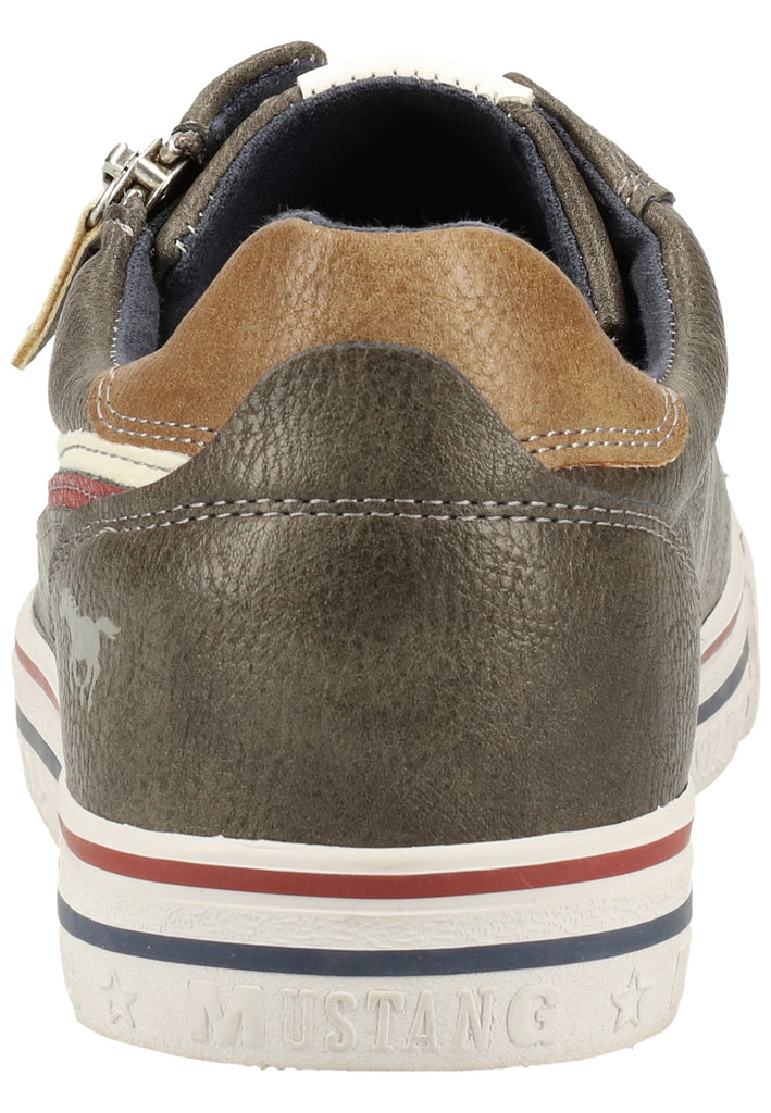 Mustang Halbschuhe Lederimitat Dunkelgrau - surf4shoes