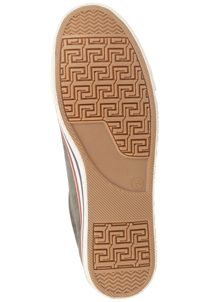 Mustang Halbschuhe Lederimitat Dunkelgrau - surf4shoes