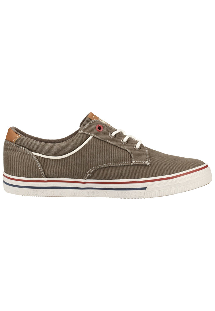 Mustang Halbschuhe Lederimitat/Textil Dunkelgrau - surf4shoes