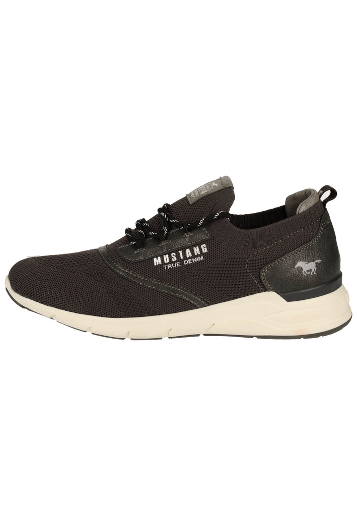Mustang Halbschuhe Lederimitat/Textil Graphit - surf4shoes