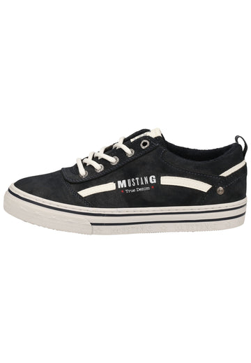 Mustang Sneaker Lederimitat Navy - surf4shoes