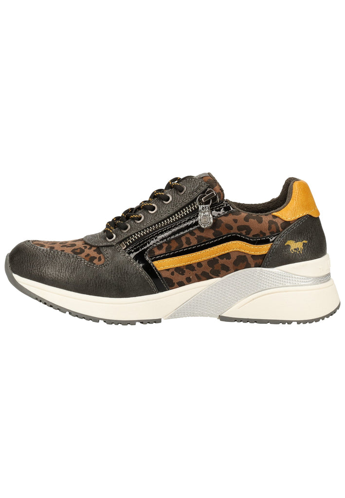 Mustang Sneaker Lederimitat/Textil Graphit - surf4shoes