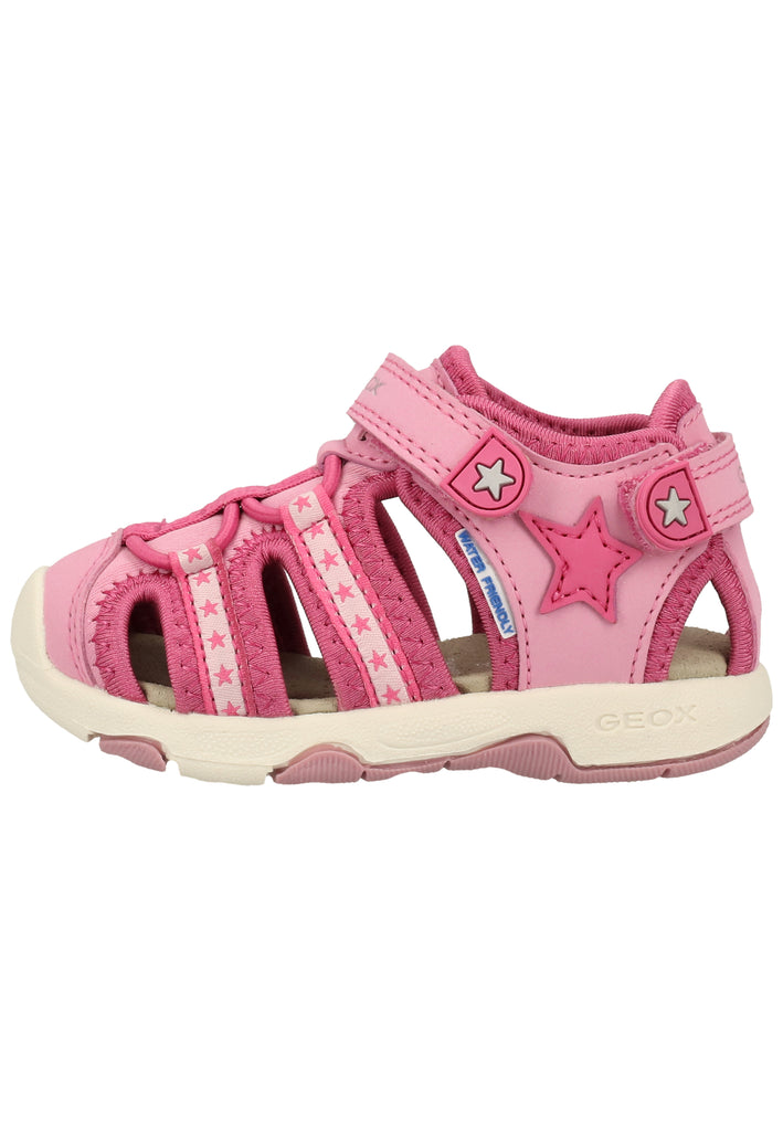 Geox Sandalen Lederimitat/Mesh Fuchsia - surf4shoes