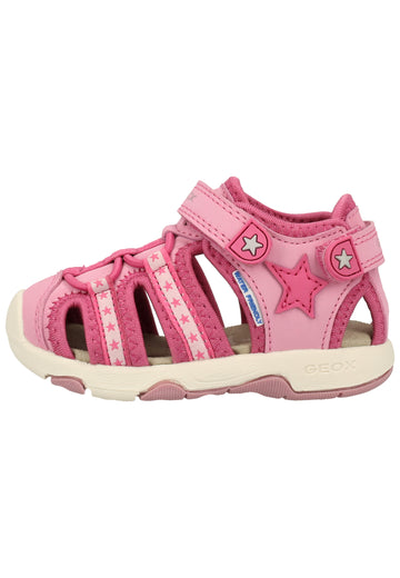 Geox Sandalen Lederimitat/Mesh Fuchsia - surf4shoes