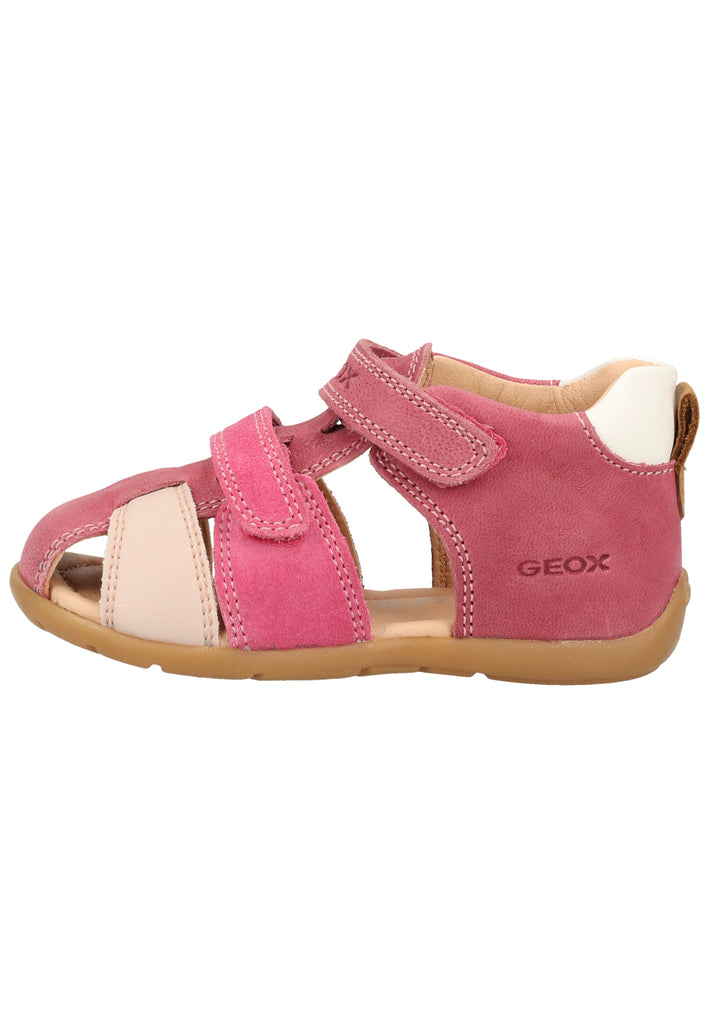 Geox Sandalen Leder/Synthetik Fuchsia - surf4shoes