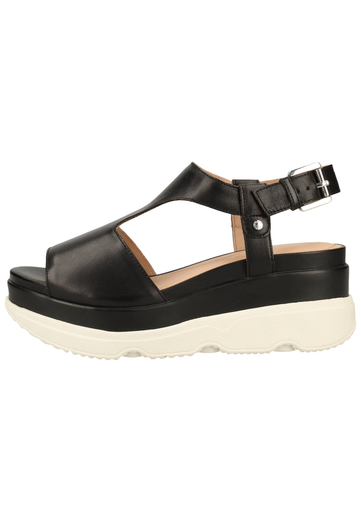 Geox Sandalen Nappaleder Schwarz - surf4shoes
