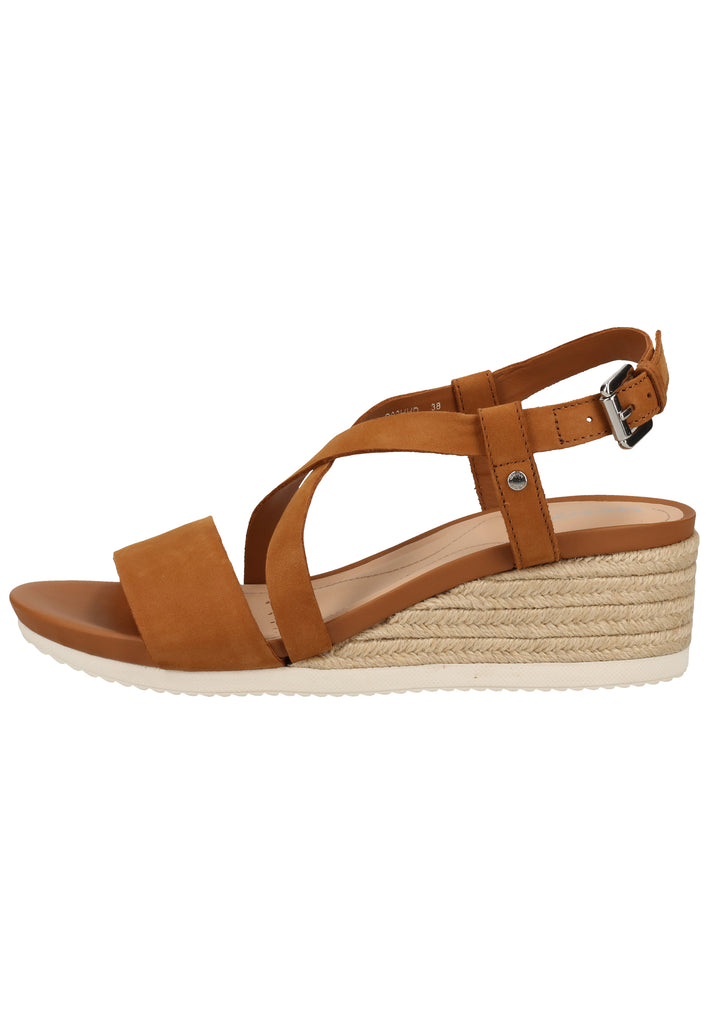 Geox Sandalen Leder Cognac - surf4shoes