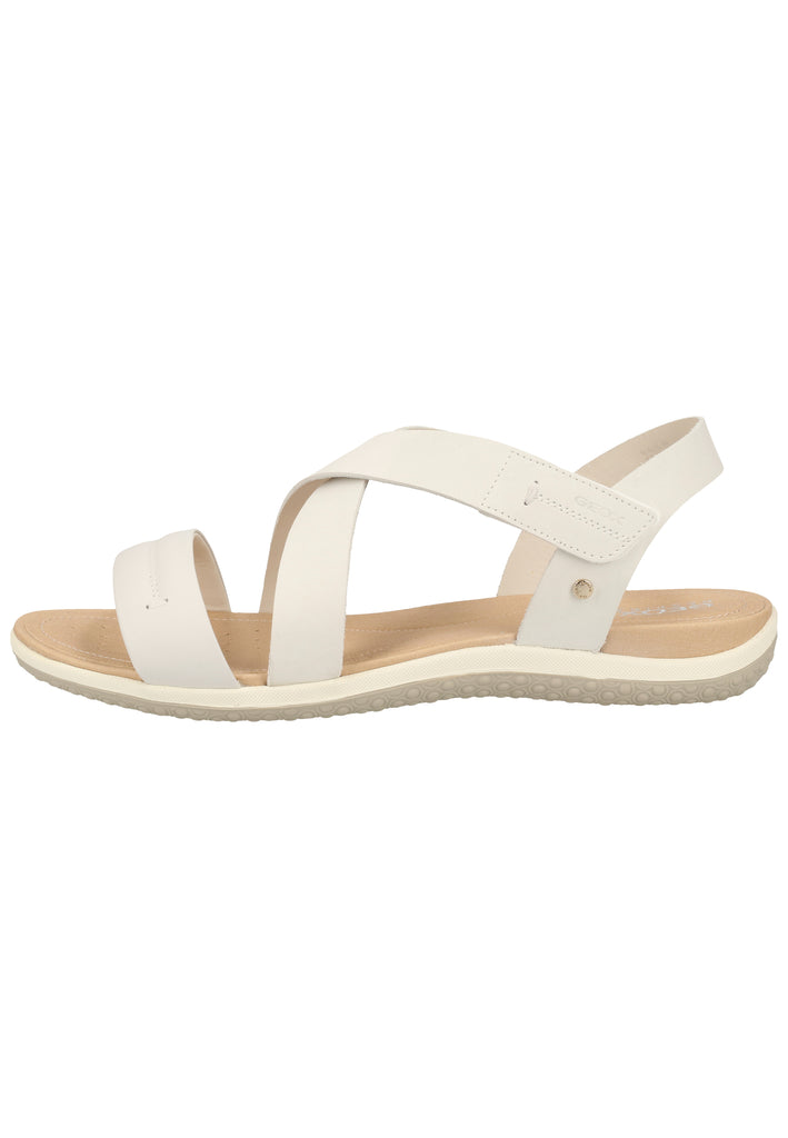 Geox Sandalen Leder Weiß - surf4shoes