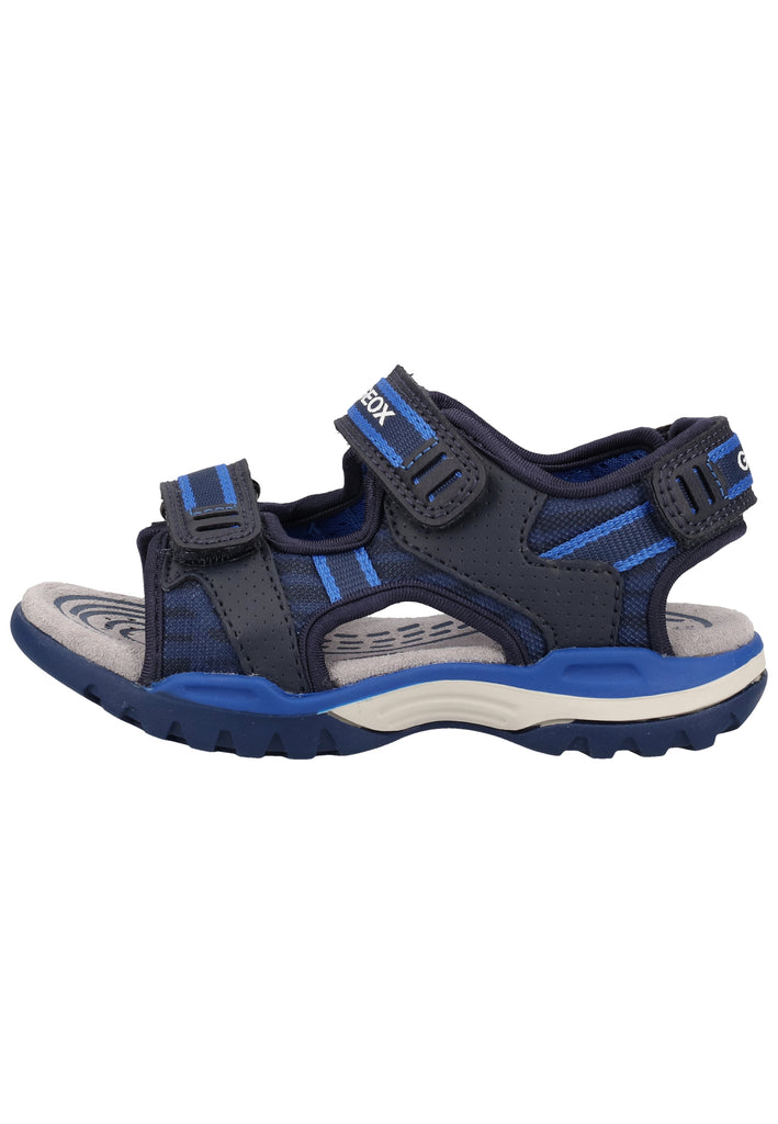 Geox Sandalen Lederimitat/Mesh Navy - surf4shoes