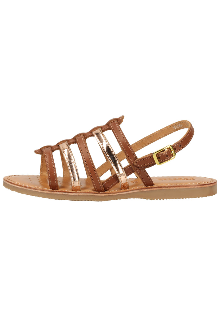 Geox Sandalen Leder/Synthetik Cognac - surf4shoes