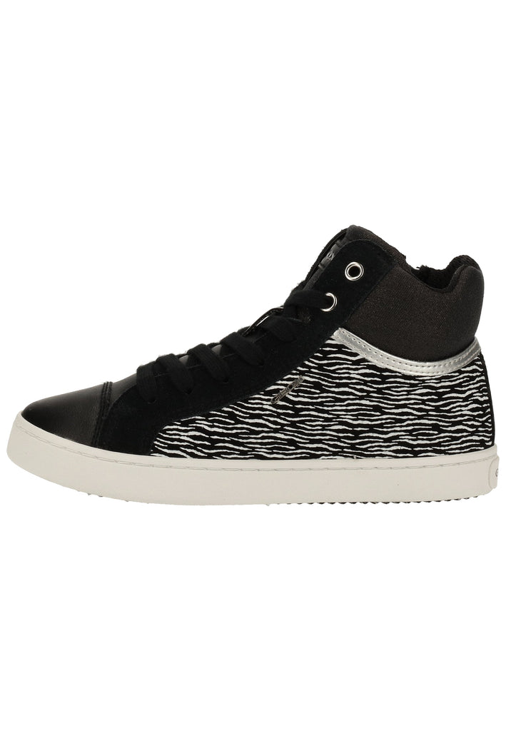 Geox Sneaker Leder/Synthetik Schwarz - surf4shoes