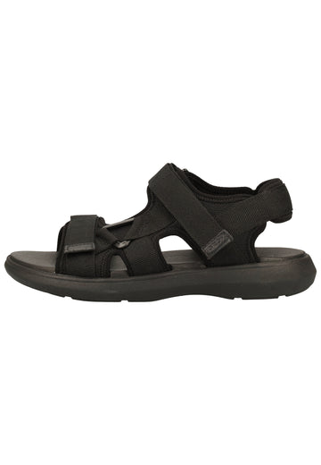 Geox Sandalen Lederimitat/Textil Schwarz - surf4shoes