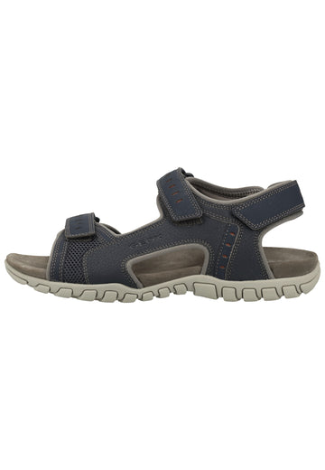 Geox Sandalen Lederimitat/Textil Blau - surf4shoes