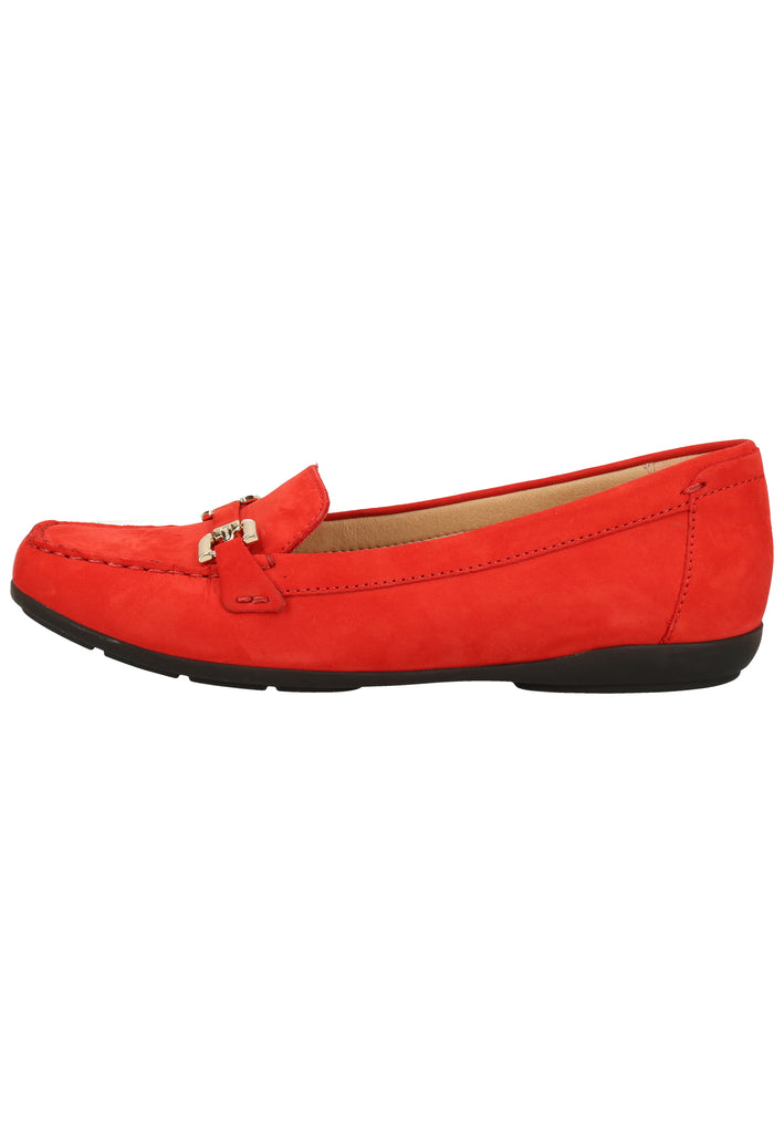 Geox Mokassin Leder Rot - surf4shoes