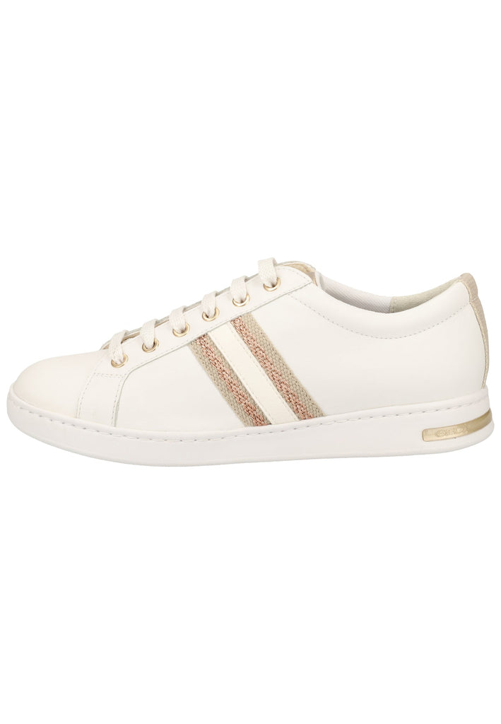 Geox Sneaker Leder/Textil Weiß/Rosa - surf4shoes