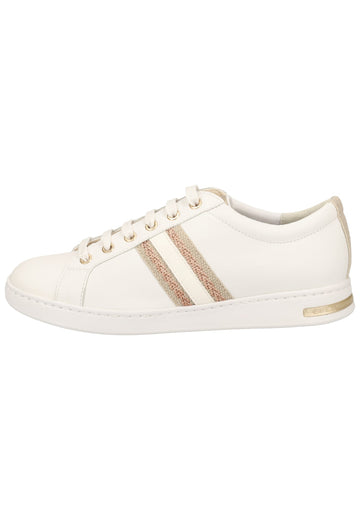 Geox Sneaker Leder/Textil Weiß/Rosa - surf4shoes
