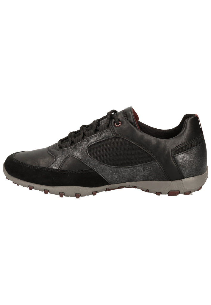Geox Sneaker Leder/Mesh Schwarz - surf4shoes