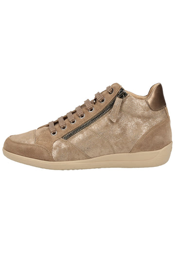 Geox Sneaker Leder/Synthetik Beige - surf4shoes