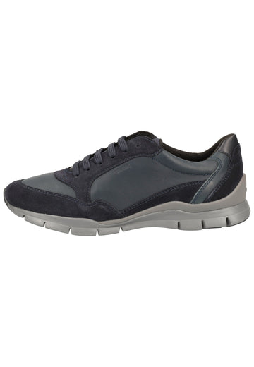 Geox Sneaker Leder/Synthetik Blau - surf4shoes