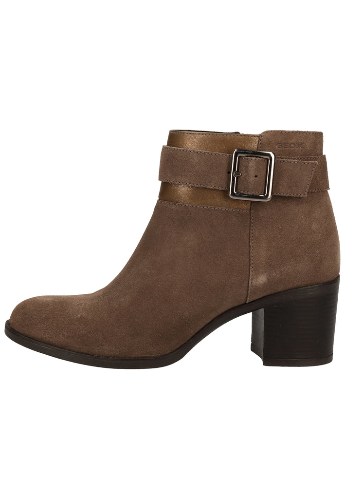 Geox Stiefelette Leder/Synthetik Chestnut - surf4shoes