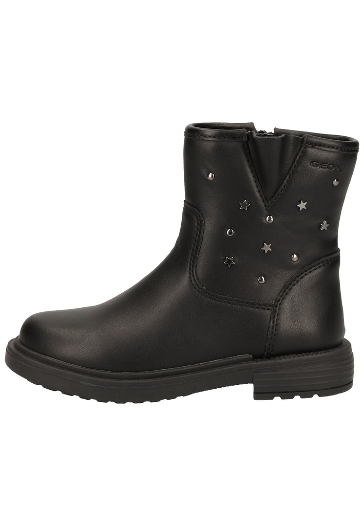 Geox Stiefelette Lederimitat Schwarz - surf4shoes