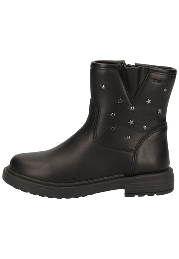 Geox Stiefelette Lederimitat Schwarz - surf4shoes