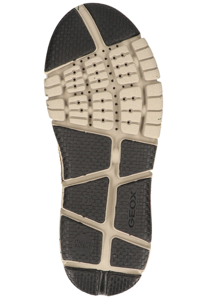 Geox Stiefelette Lederimitat/Mesh Schwarz Kombi - surf4shoes