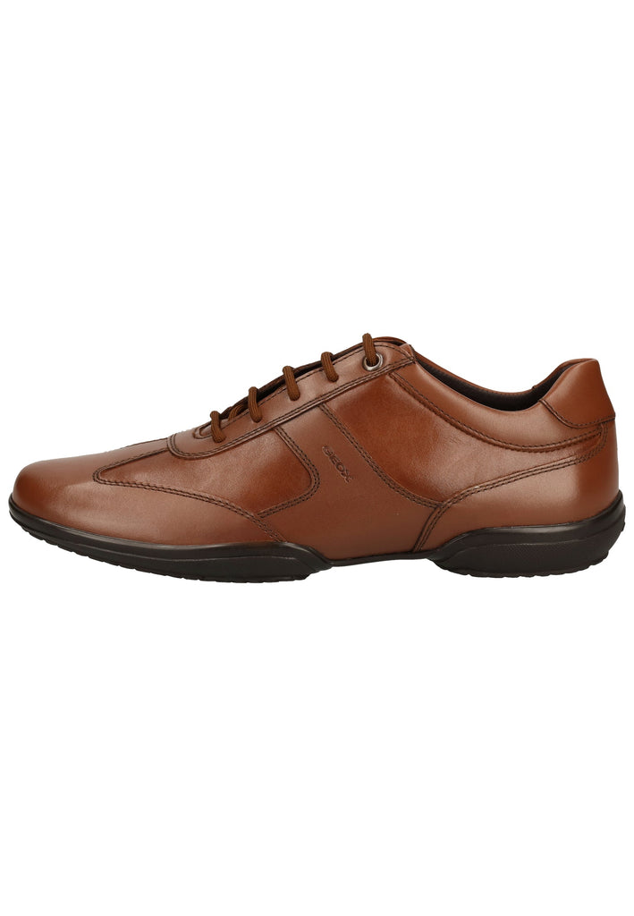 Geox Sneaker Leder/Synthetik Cognac - surf4shoes
