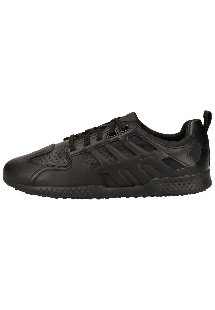 Geox Sneaker Leder/Textil Schwarz - surf4shoes