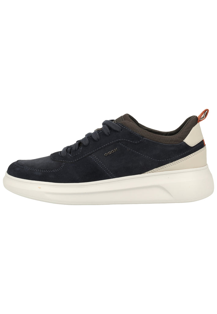 Geox Sneaker Veloursleder/Textil Navy/Grau - surf4shoes