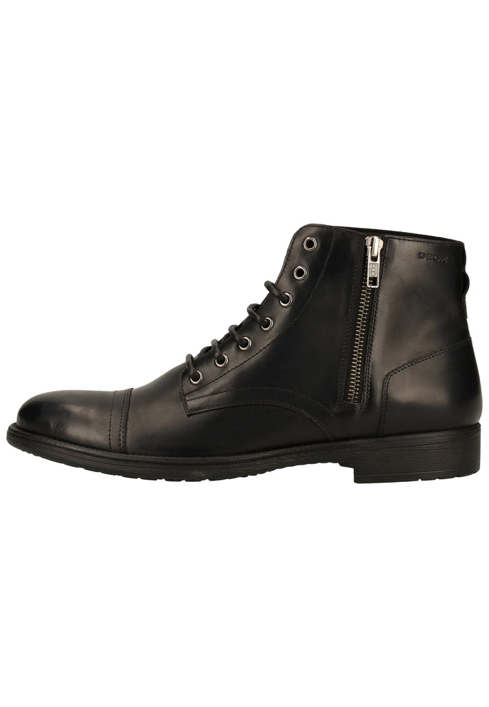 Geox Stiefelette Leder Schwarz - surf4shoes