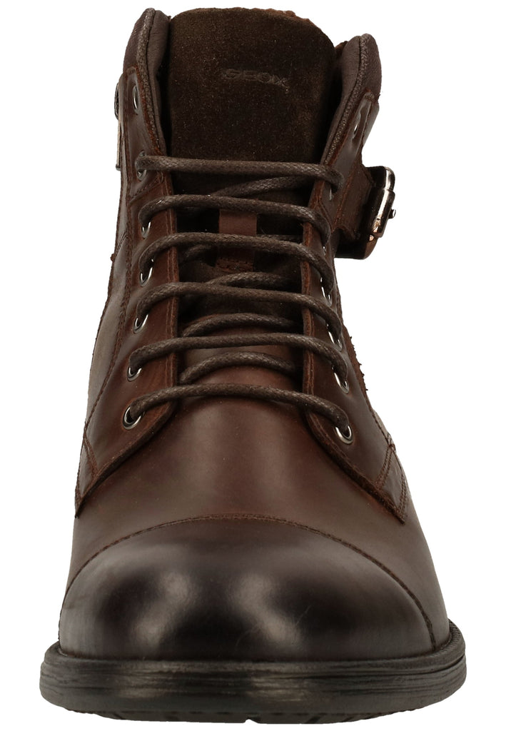 Geox Stiefelette Leder/Textil Coffee Warmfutter - surf4shoes