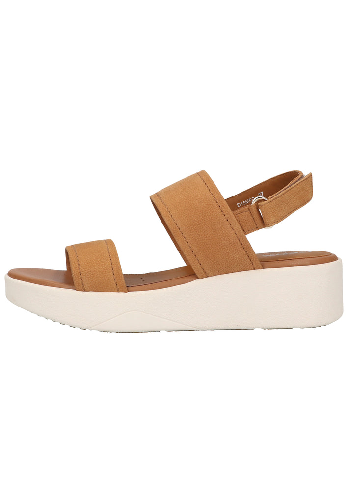 Geox Sandalen Leder Cognac - surf4shoes