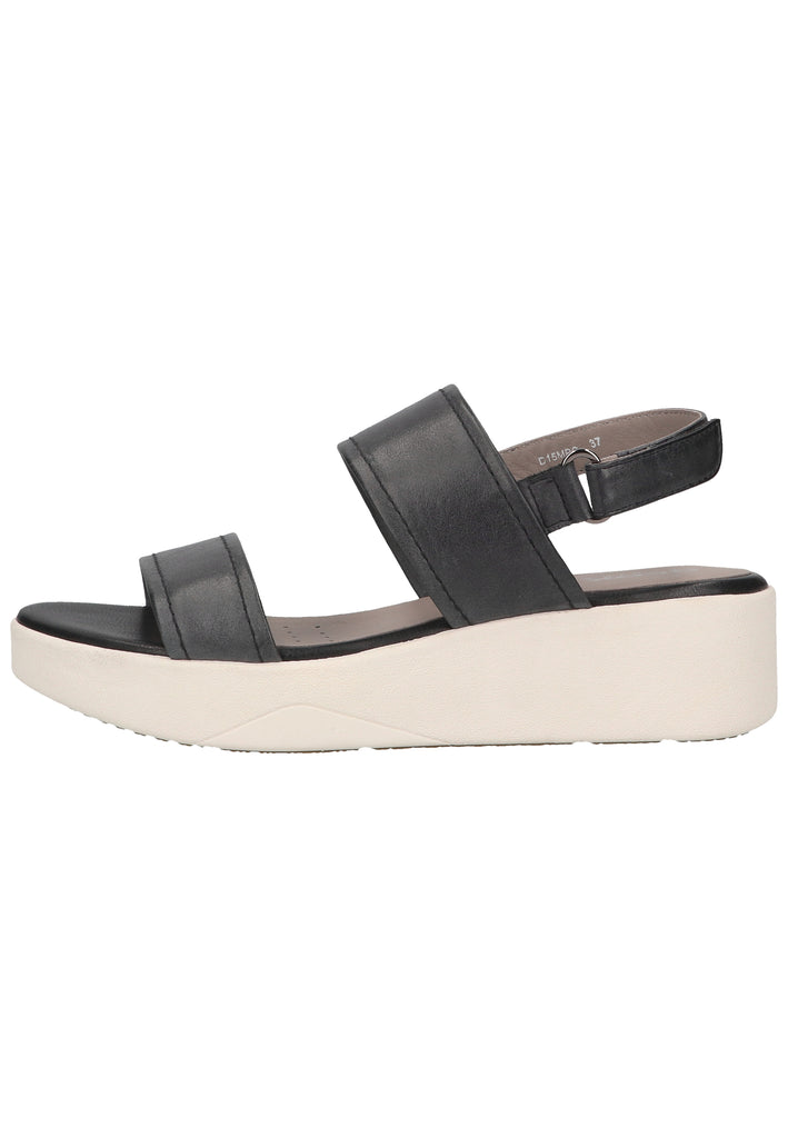 Geox Sandalen Nappaleder Schwarz - surf4shoes