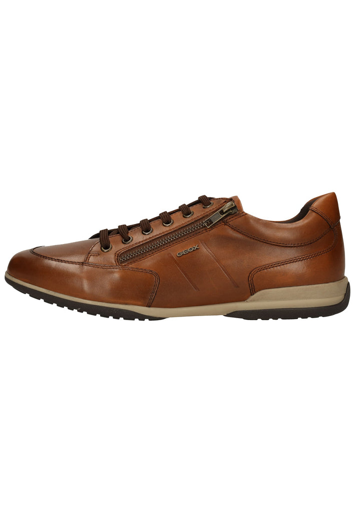 Geox Sneaker Leder/Synthetik Cognac - surf4shoes