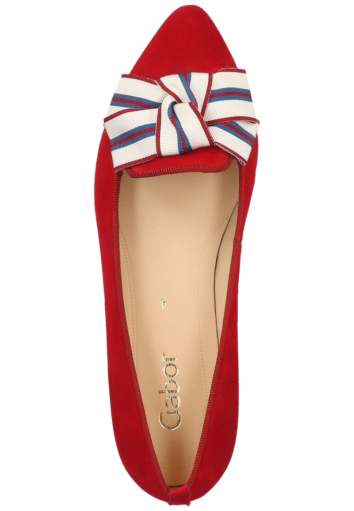 Gabor Ballerinas Leder Rubinrot - surf4shoes