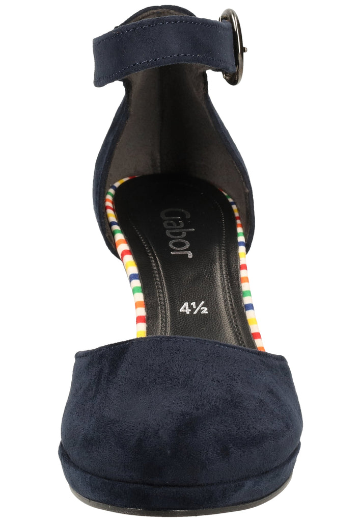 Gabor Sandalen Lederimitat Blau - surf4shoes