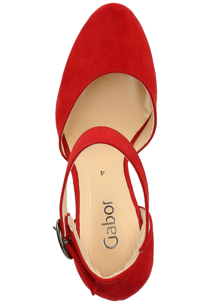 Gabor Sandalen Lederimitat Cherry - surf4shoes