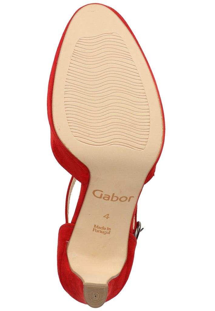 Gabor Sandalen Lederimitat Cherry - surf4shoes