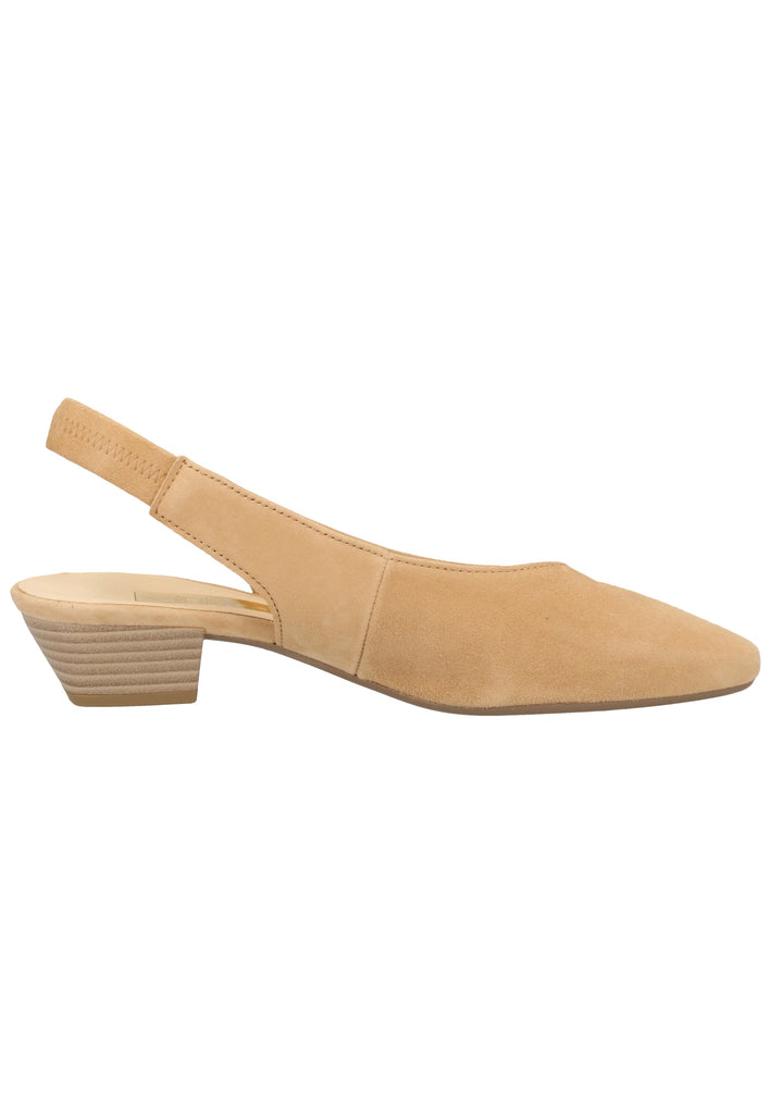 Gabor Pumps Samt Caramel - surf4shoes