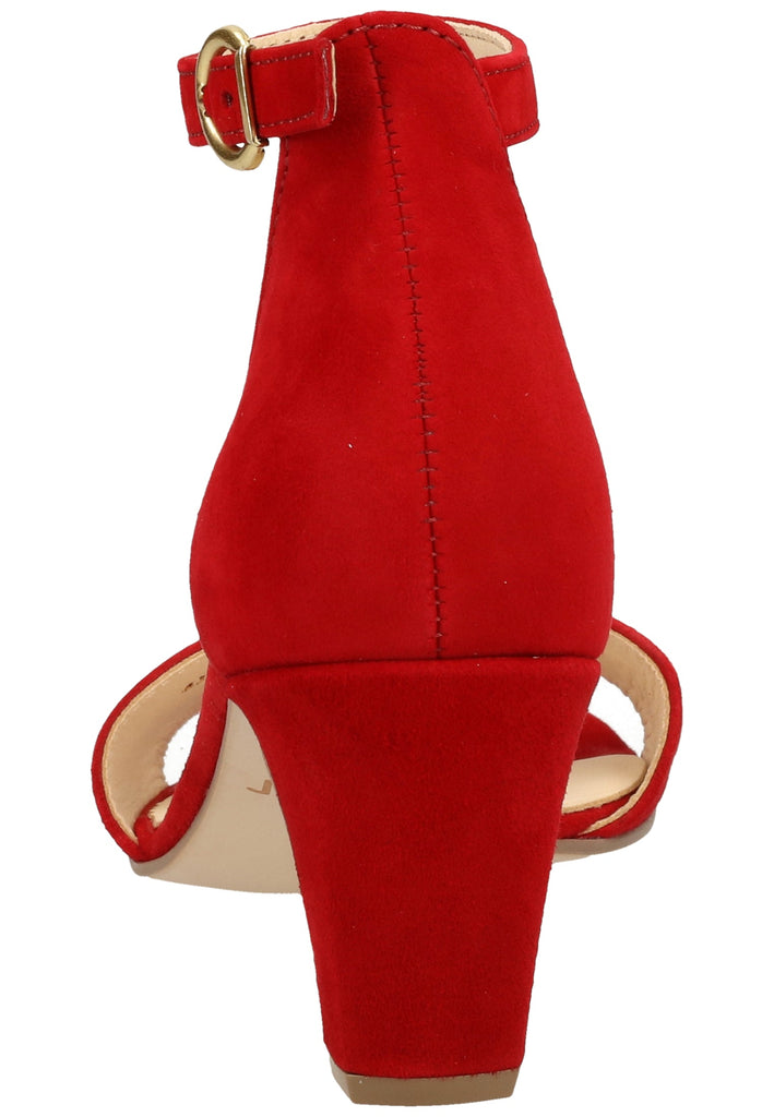 Gabor Sandalen Leder Rubinrot - surf4shoes