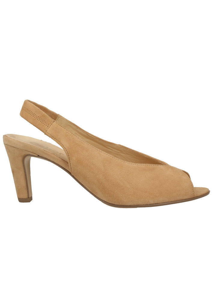 Gabor Pumps Leder Caramel - surf4shoes