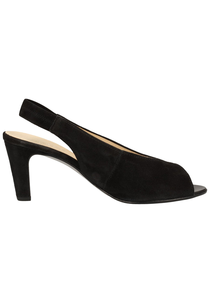 Gabor Pumps Lederimitat Schwarz - surf4shoes